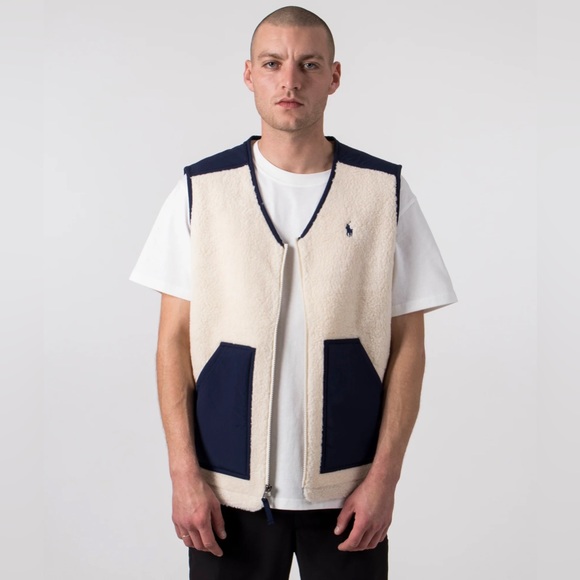 NWT POLO RALPH LAUREN Teddy Vest Gilet - Picture 6 of 15